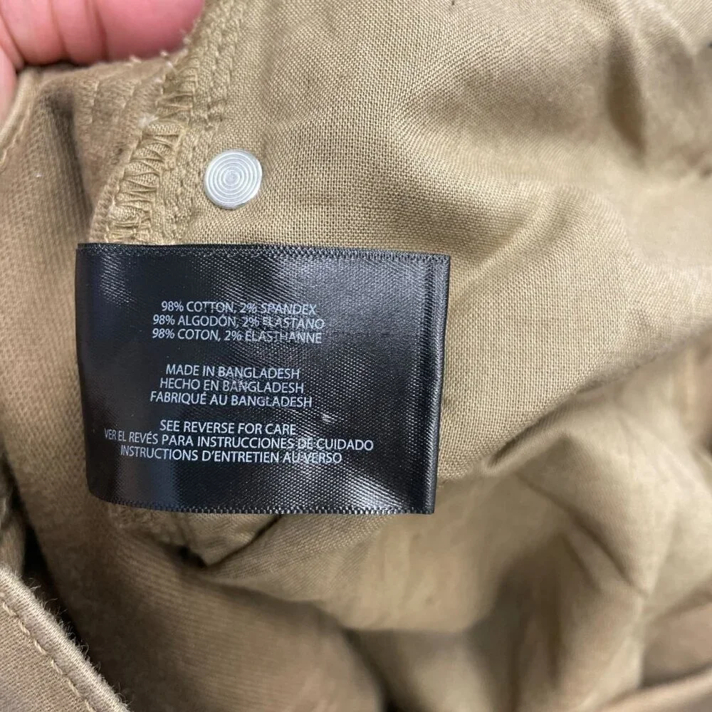 Banana Republic Men's 36x30 5 Pocket Pants Cotton Blend Tan  h1899